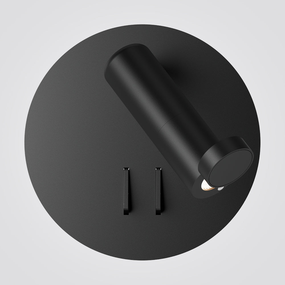 מנורת קיר שבת LED | צבע שחור / לבן