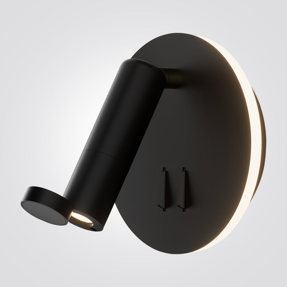 מנורת קיר שבת LED | צבע שחור / לבן