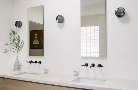 מנורת קיר ונסה – זכוכית אמבר / אפור מעושן | 12W | 3000K