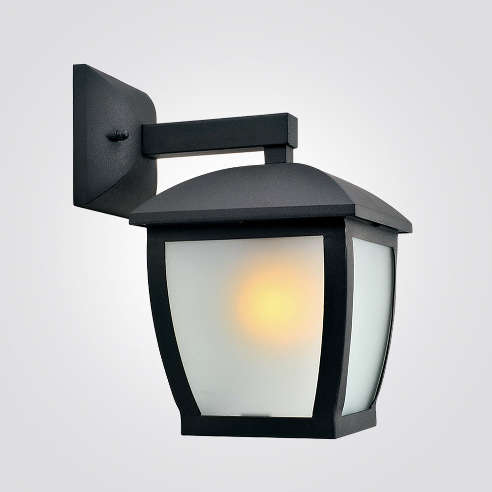 מנורת קיר גינה חוץ | שחור מט | E27 | IP44