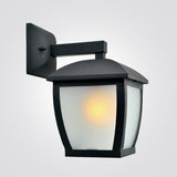 מנורת קיר גינה חוץ | שחור מט | E27 | IP44