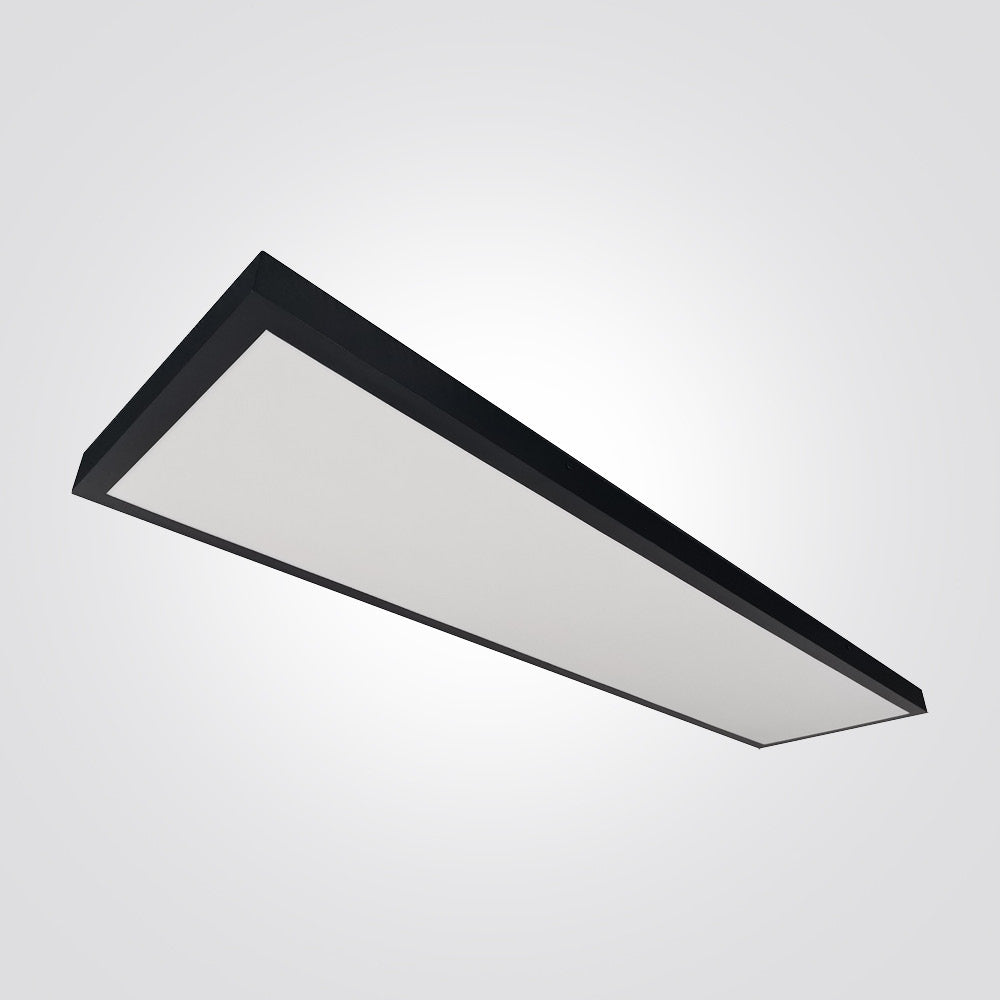 פאנל לד צמוד תקרה מלבני  | 60W | 30×1200 | CCT | לבן / שחור