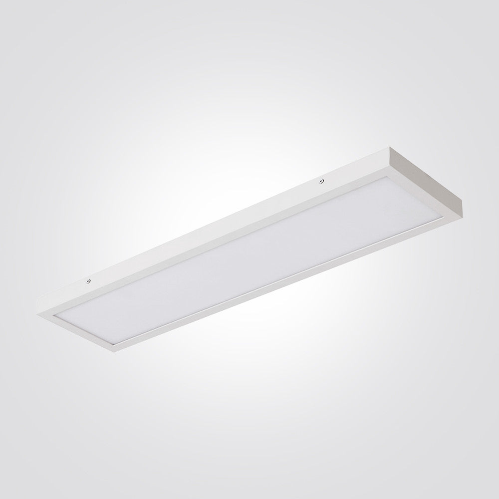 פאנל לד צמוד תקרה מלבני  | 60W | 30×1200 | CCT | לבן / שחור