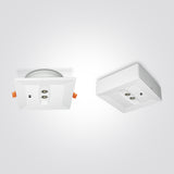 גוף תאורה חירום אינטגרלי  מרובע  – עה"ט/תה"ט | 3W | 6000K | סוללת ליתיום