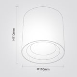 צילינדר תקרה וינה – ‎25W / ‎40W | CCT | לבן / שחור