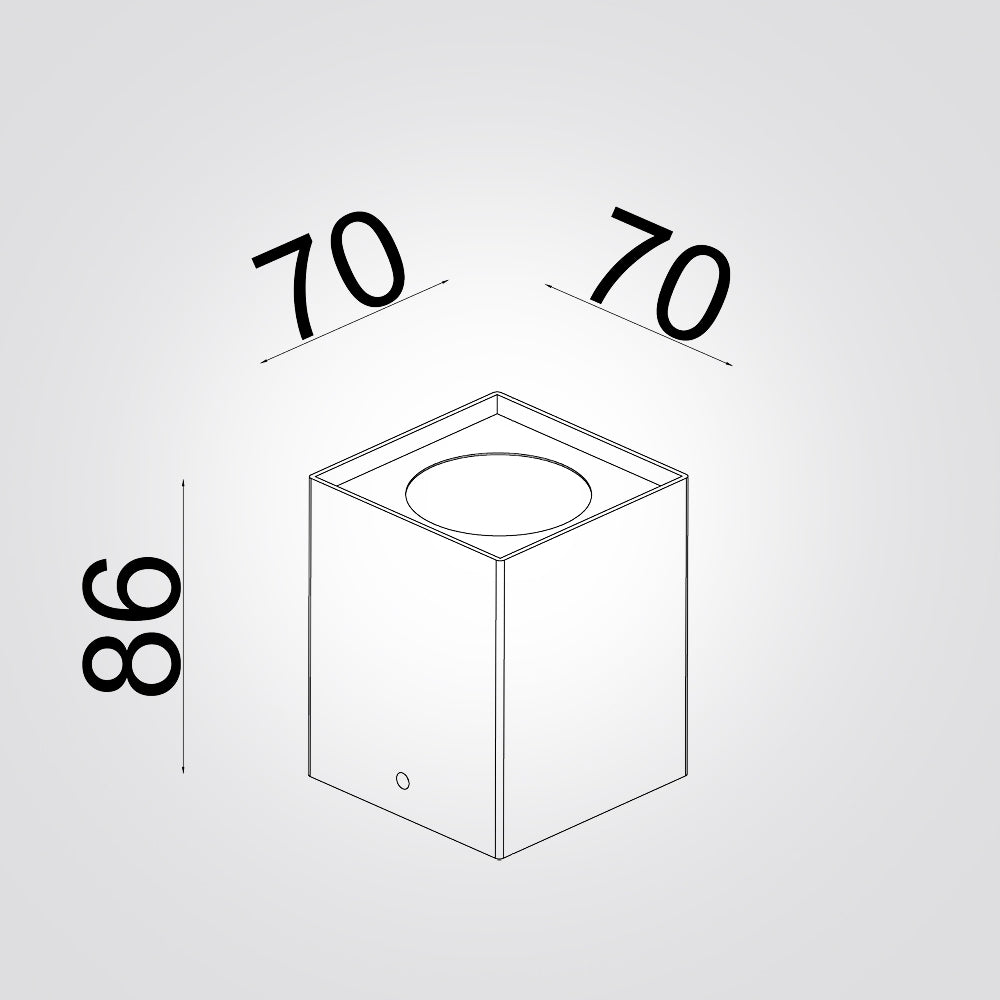 מנורת קיר חוץ פארקר  7W| שחור| לבן| IP65