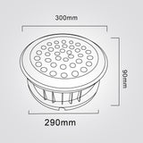שקוע רצפה לד עגול 36W|12V| IP65