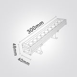 תאורה לינארית להצפת קירות (Wall Washer)  ‎3000K | ‎IP67 | DC24V