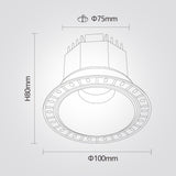 שקוע תקרה מילאנו – ‎6W / ‎12W / ‎20W | CCT | לבן