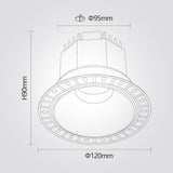 שקוע תקרה מילאנו – ‎6W / ‎12W / ‎20W | CCT | לבן