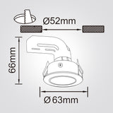 שקוע תקרה טרימלס פרנקו CCT | 8W