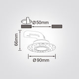 שקוע תקרה טרימלס דומניקו CCT | 8W