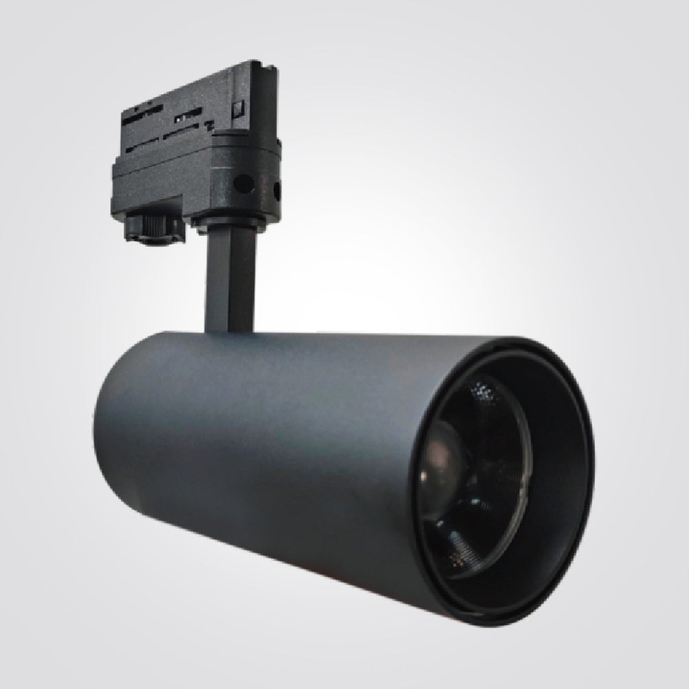 ספוט קארי לפס צבירה תלת־פאזי – 40W | CCT | שחור / לבן