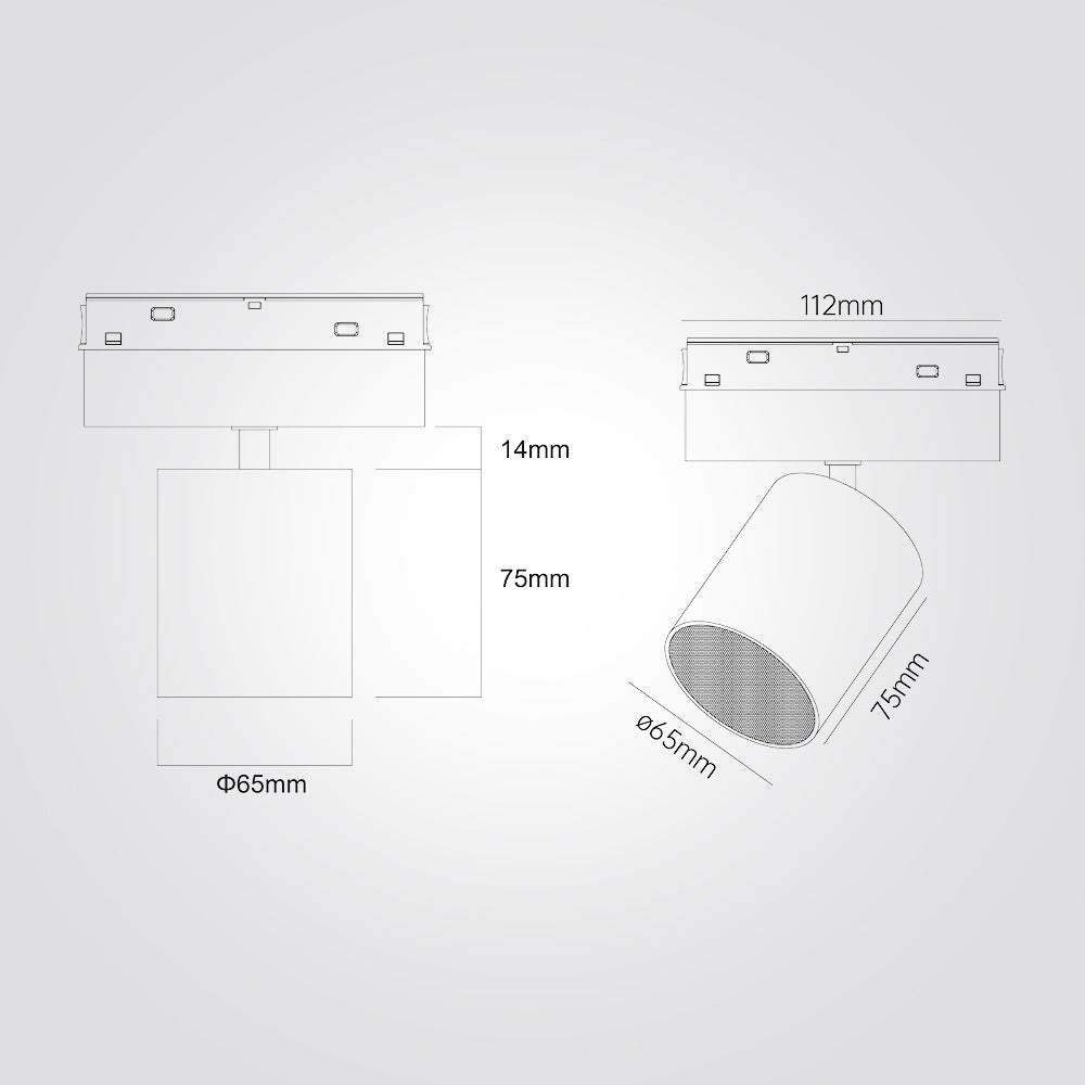 רמקול בלוטות' לפס צבירה מגנטי סומו – ‎10W | Bluetooth 5.4 | שחור