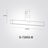 גוף תאורה למערכת מגנטית מג'יק  8W| פליז| 48V | דגם B