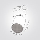 רמקול Bluetooth למסילה מגנטית מודולרית | ‎20W | ‎48V | שחור
