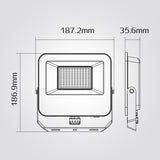 פנס הצפה לד ג'ון 50W| IP65| לבן| CCT כפתור