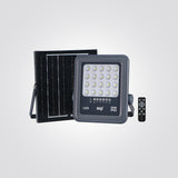 פרוז'קטור  פנס הצפה סולארי שחור + שלט 50W | IP65 |  6500K