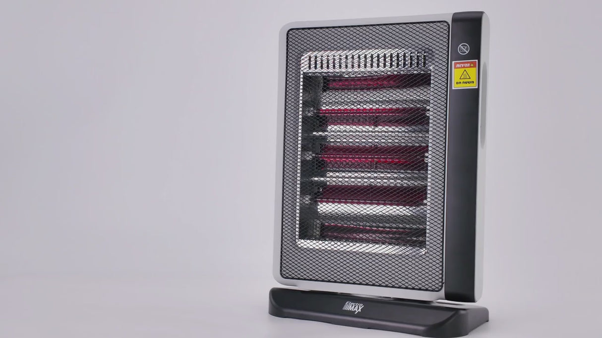 תנור חימום אינפרא-אדום 3 גופי חימום – ‎1200 W