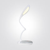 מנורת שולחן סומק לד לבן מתאם+USB