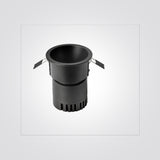 שקוע תקרה שחור דנמרק לד 10W| 3000K|שחור